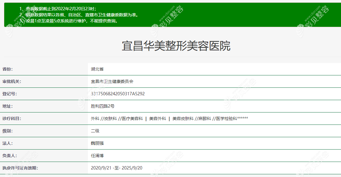 宜昌華美整形美容醫(yī)院資料